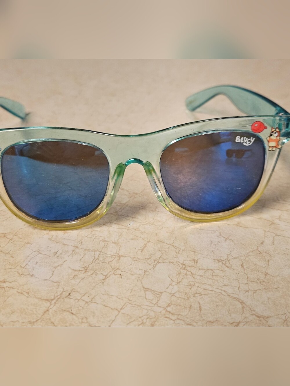 Kids Blue Gradient Sunglasses by Bucy